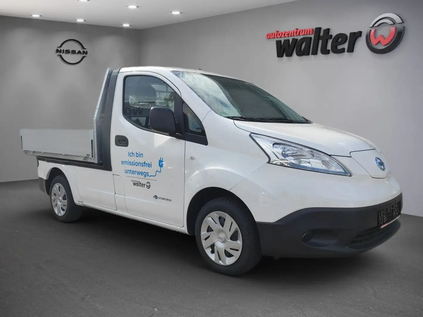Nissan E-NV200 40 kWh - Comfort / Pick-Up Pritsche Wit - 2