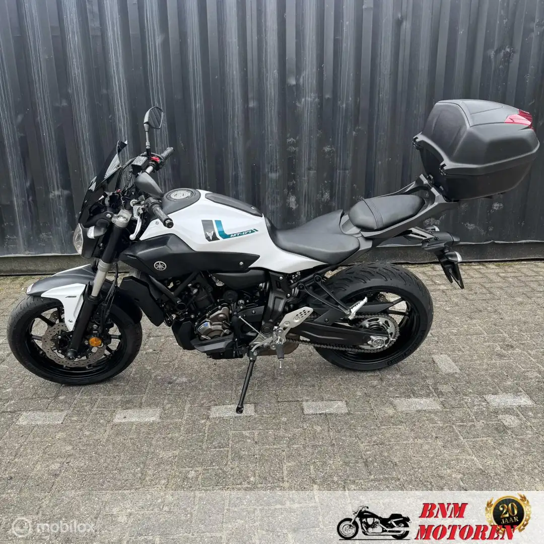Yamaha MT-07 ABS Blanc - 2