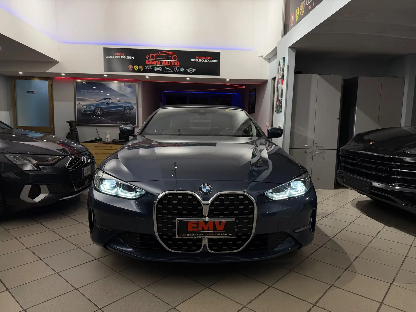 BMW 420 BMW 420d 48V Cabrio Msport Blu/Azzurro - 2