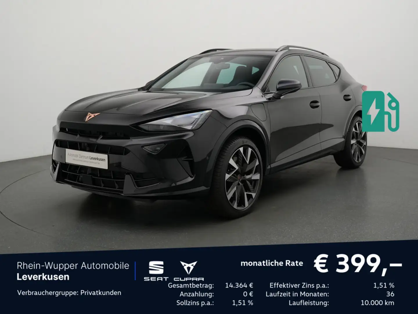 CUPRA Formentor VZ 1.5 TSI e-Hybrid MATRIX-LED 360° Noir - 1