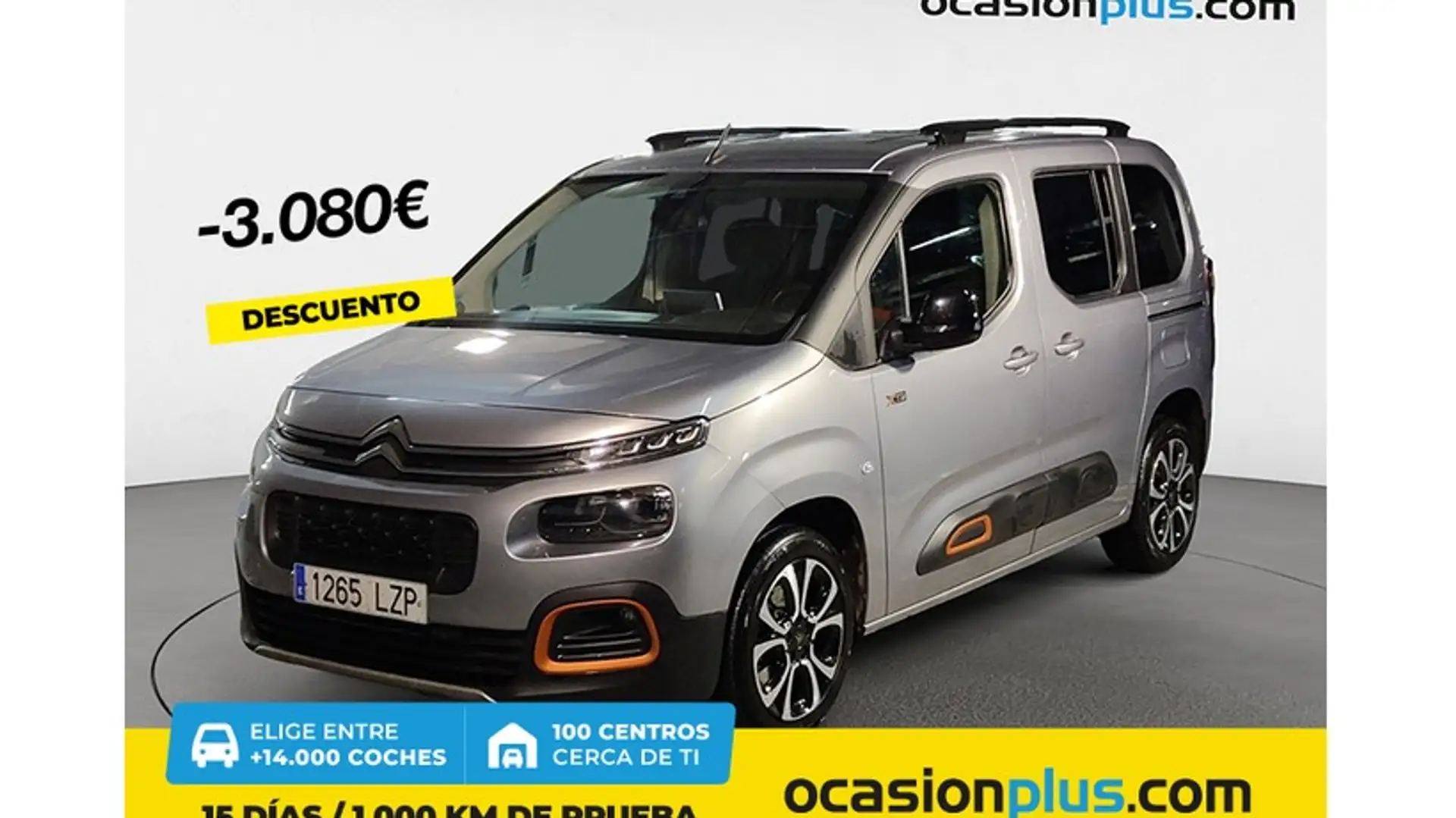 Citroen Berlingo Combi BlueHDi S&S Talla M Shine Business Gris - 1