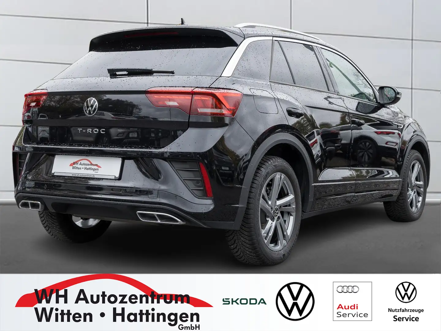 Volkswagen T-Roc 1.5 TSI DSG R-Line NAVI AHK REARVIEW GJ-REIFEN ... Schwarz - 2