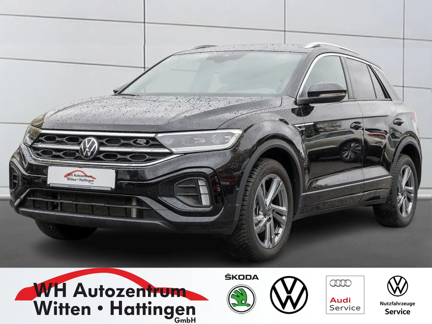 Volkswagen T-Roc 1.5 TSI DSG R-Line NAVI AHK REARVIEW GJ-REIFEN ... Schwarz - 1