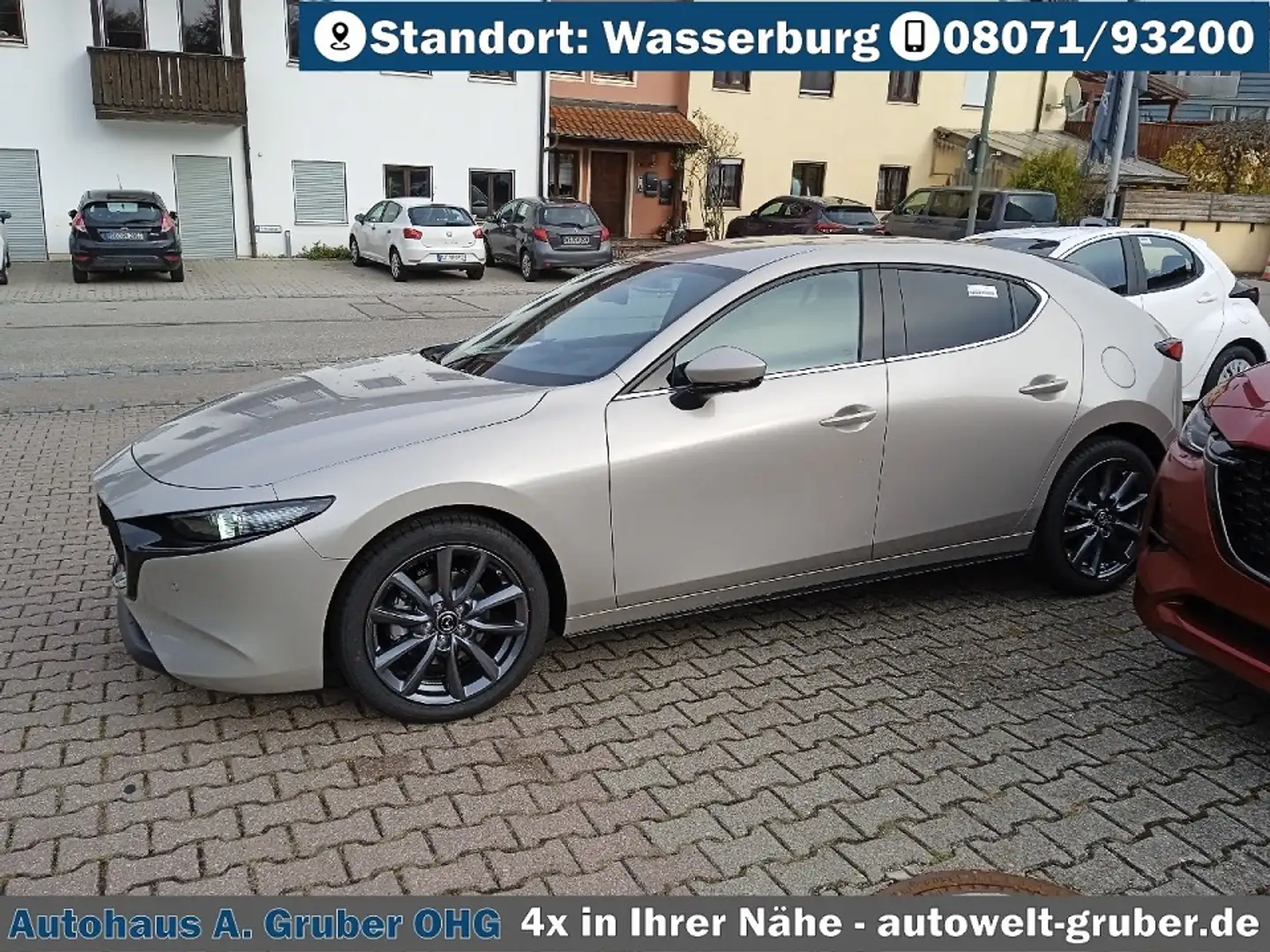 Mazda 3 2.5L e-SKYACTIV G 140ps Automatik Exclusive Argent - 2