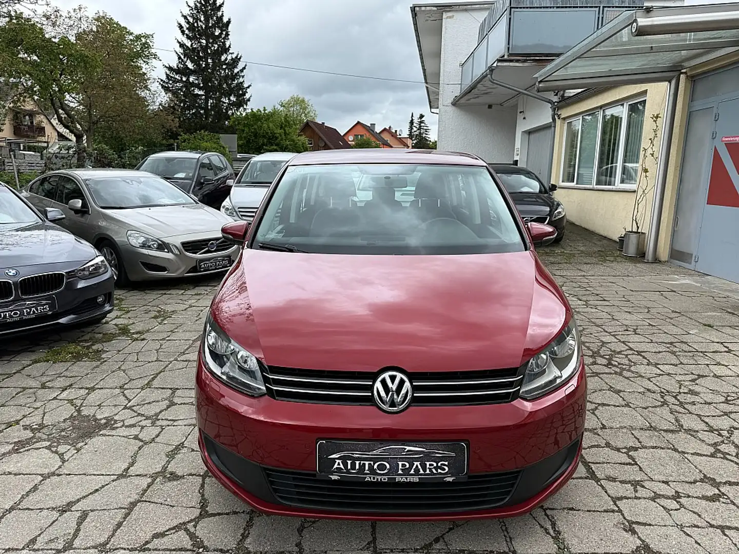 Volkswagen Touran 1,6 BMT TDI-PARKPILOT-TEMPOMAT-SITZHEIZ.-1/3 ZI... Rot - 2
