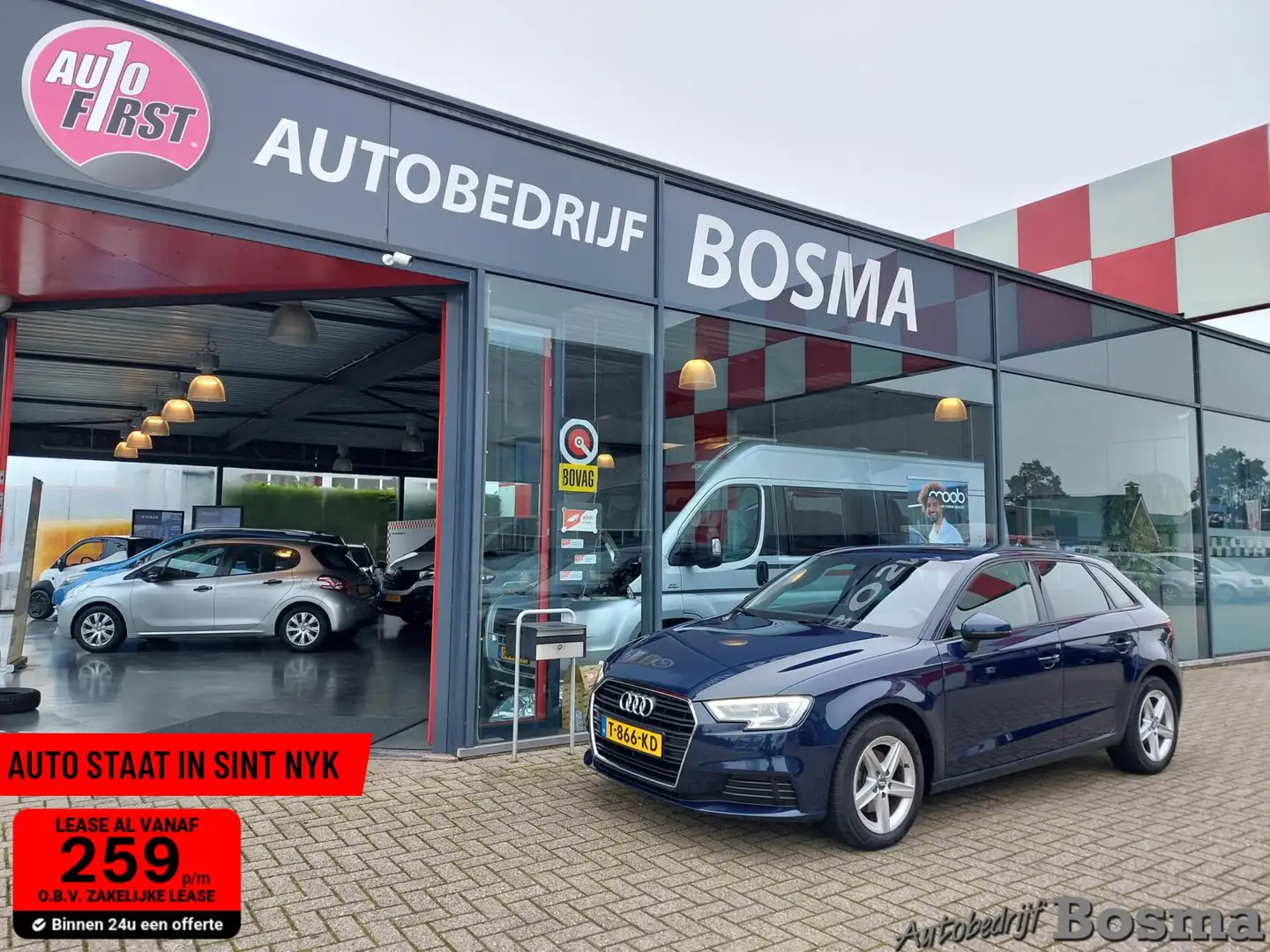 Audi A3 Sportback 1.0 TFSI Design Pro Line Plus Blauw - 1