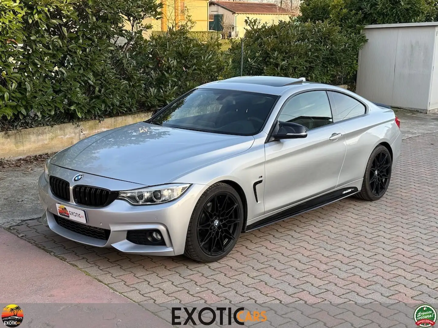 BMW 428 428i Coupé Msport Silber - 1