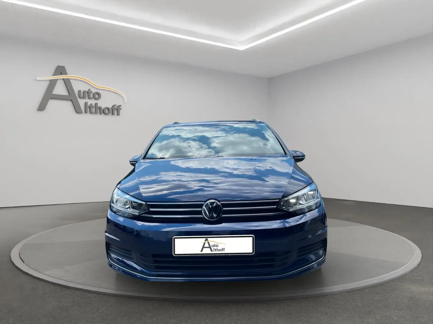 Volkswagen Touran 2.0TDI DSG 7 SITZ APP LED NAV KEYL ACC Blau - 2