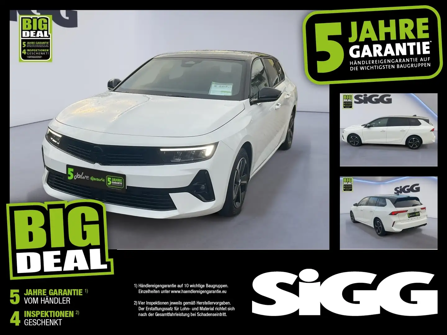 Opel Astra L Sports Tourer 1.2 Turbo GS 2xKlima 360 Weiß - 1