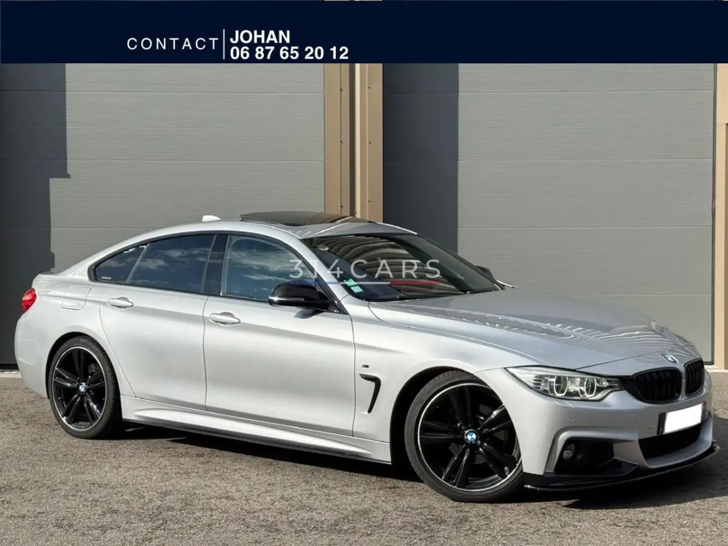 BMW 418 SERIE 418d Coupé M Sport - BVA siva - 1