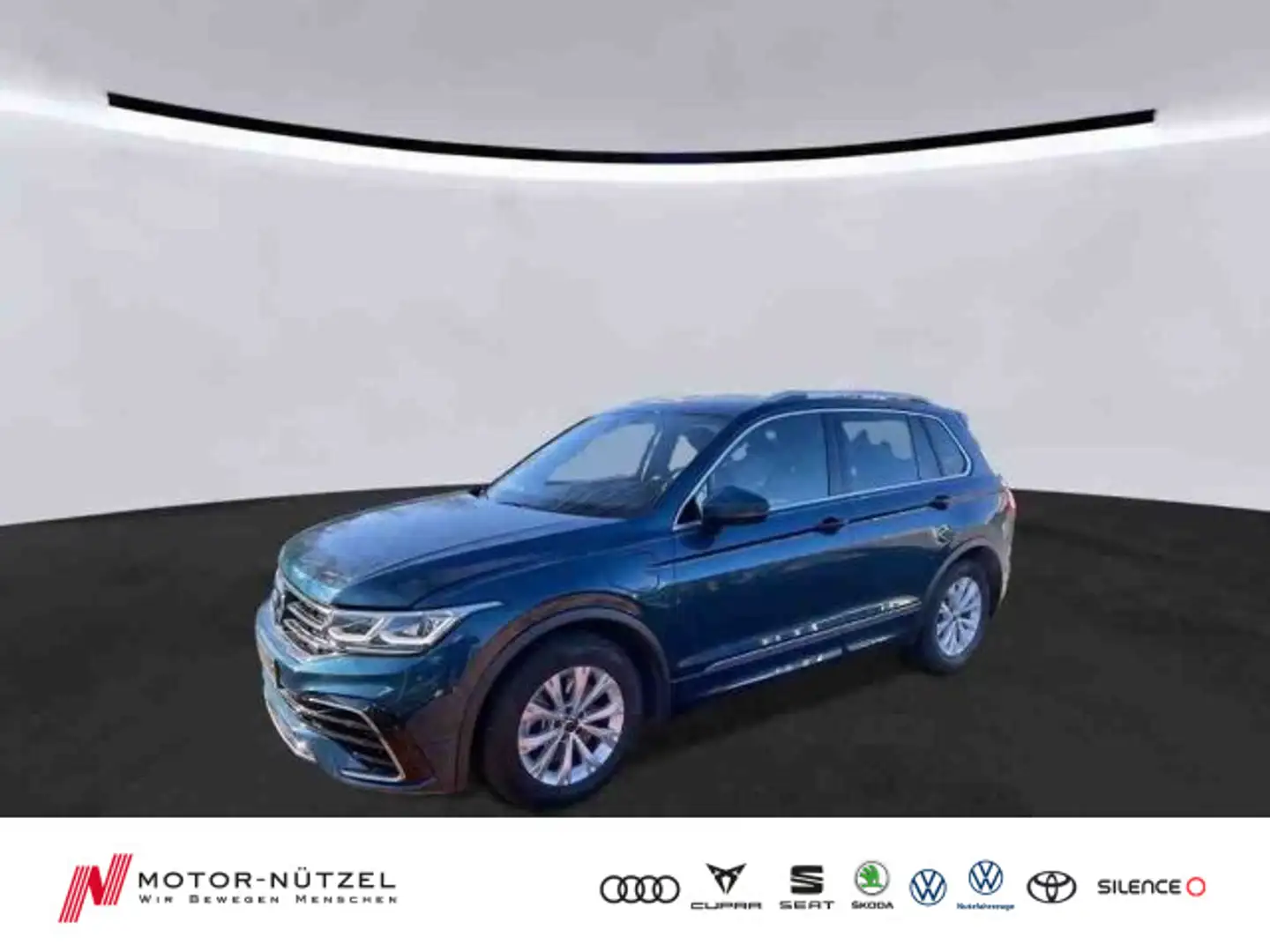 Volkswagen Tiguan 1.4 TSI eHYBRID R-LINE MATRIX+NAV+ACC+AHK Blau - 1