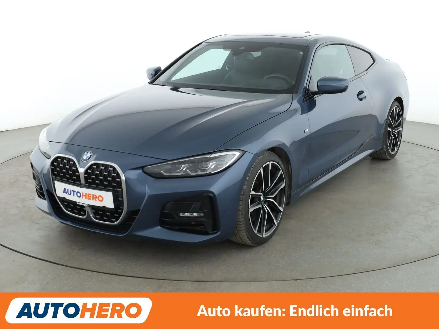 BMW 430 430i M Sport Aut.*NAVI*LED*HUD*TEMPO*CAM* Blau - 1