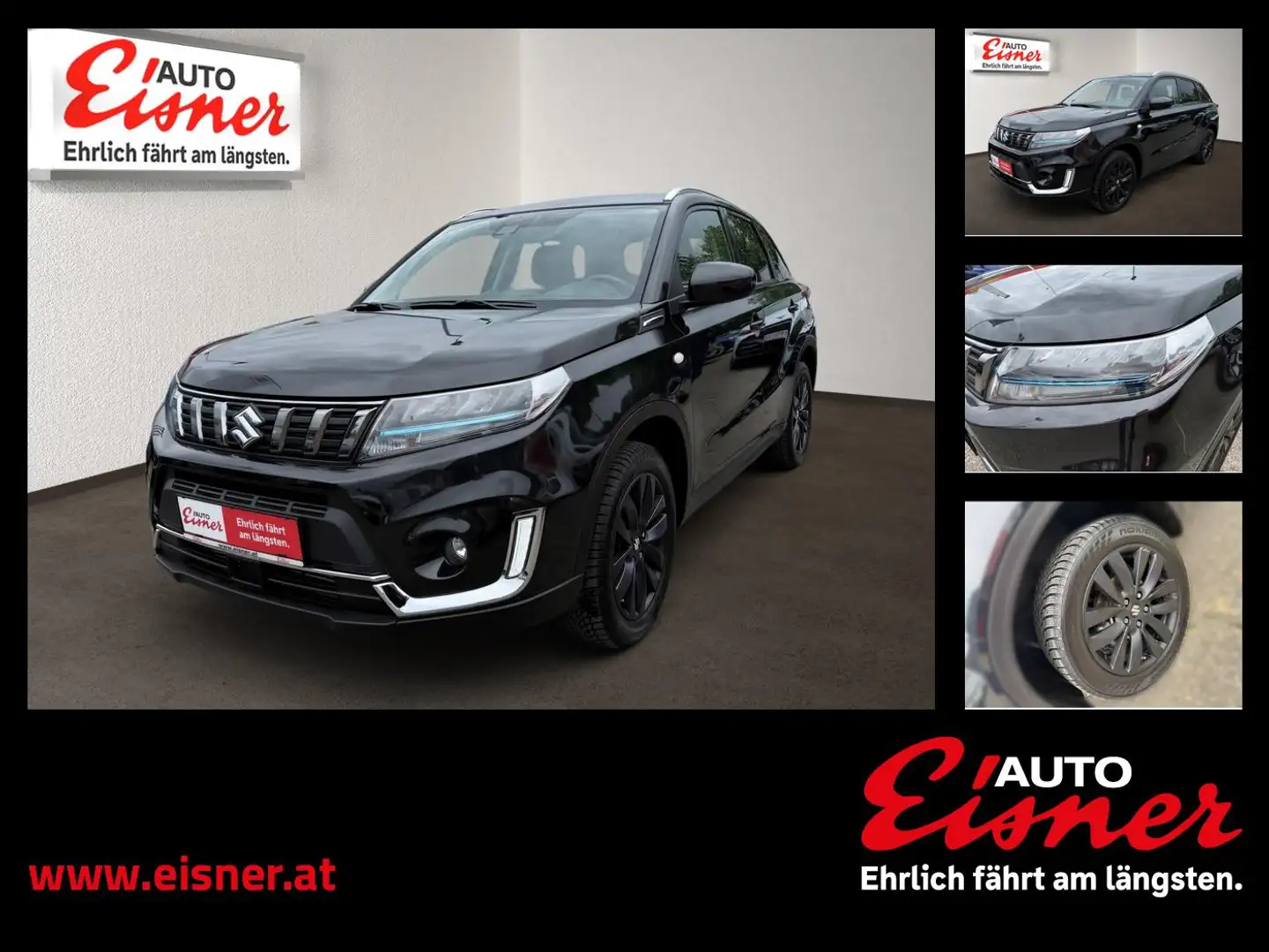Suzuki Vitara 1,4 GL+ DITC Hybrid ALLGRIP Shine ACC DynLicht Kam Schwarz - 1