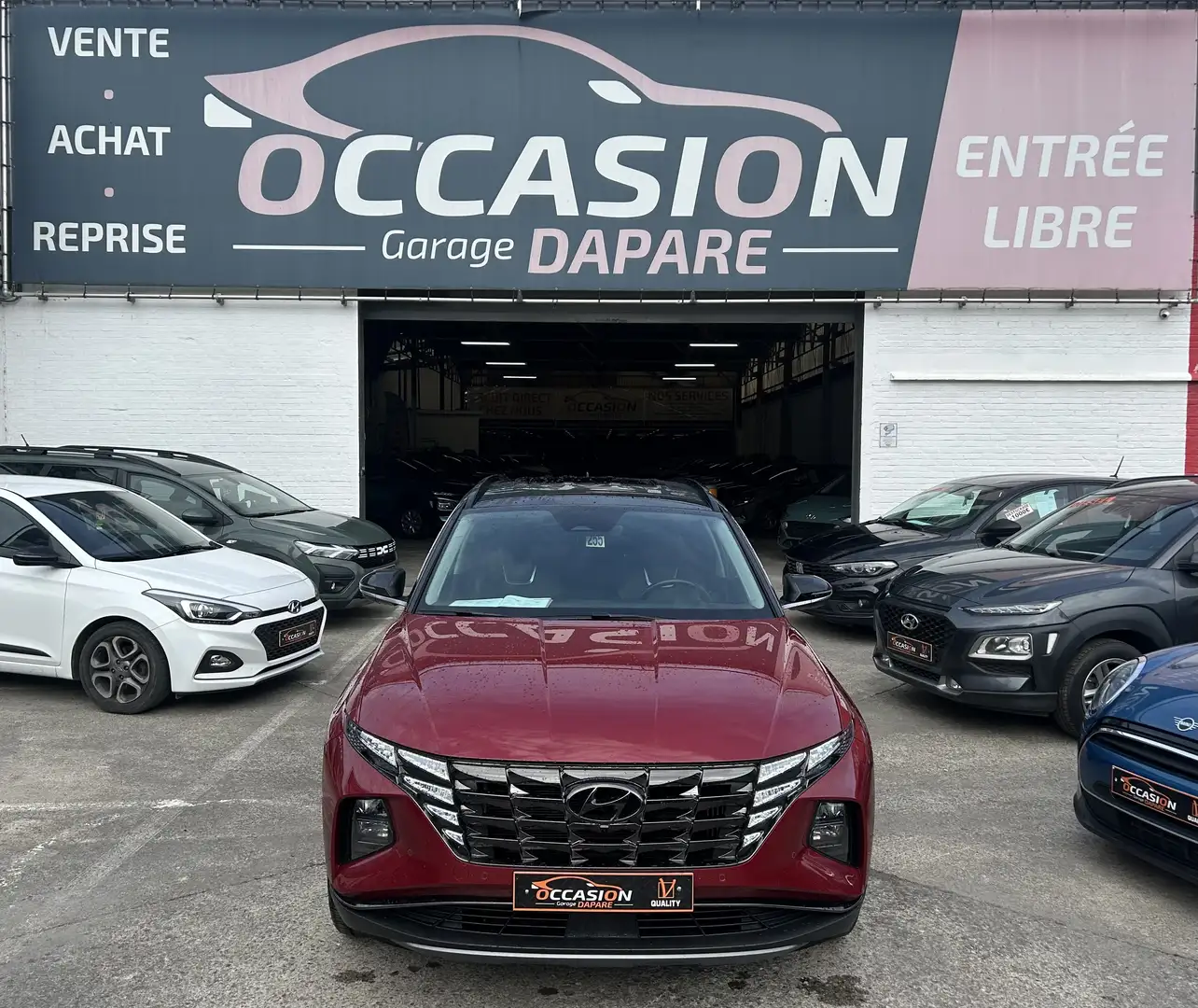 Hyundai TUCSON HYBRID SHINE 1.6 T-GDi 230CV - ETAT NEUF - FULL Rojo - 1