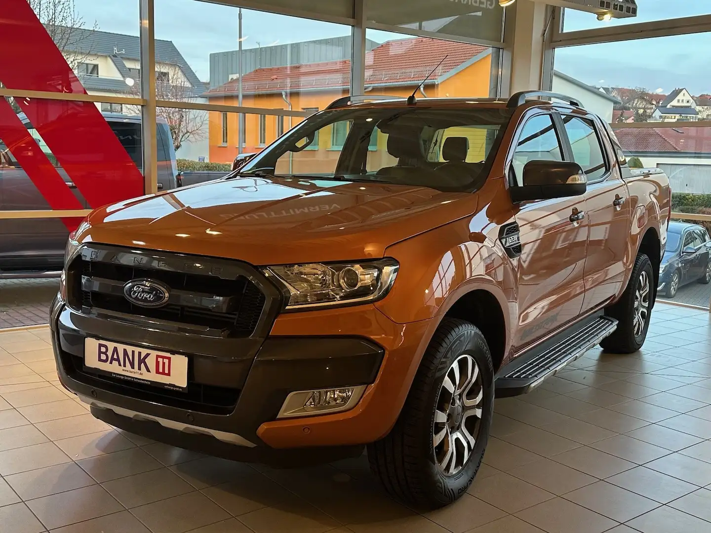 Ford Ranger Doppelkabine 4x4 Wildtrak |AHK|NAVI|PDC|ROLLO| Orange - 2