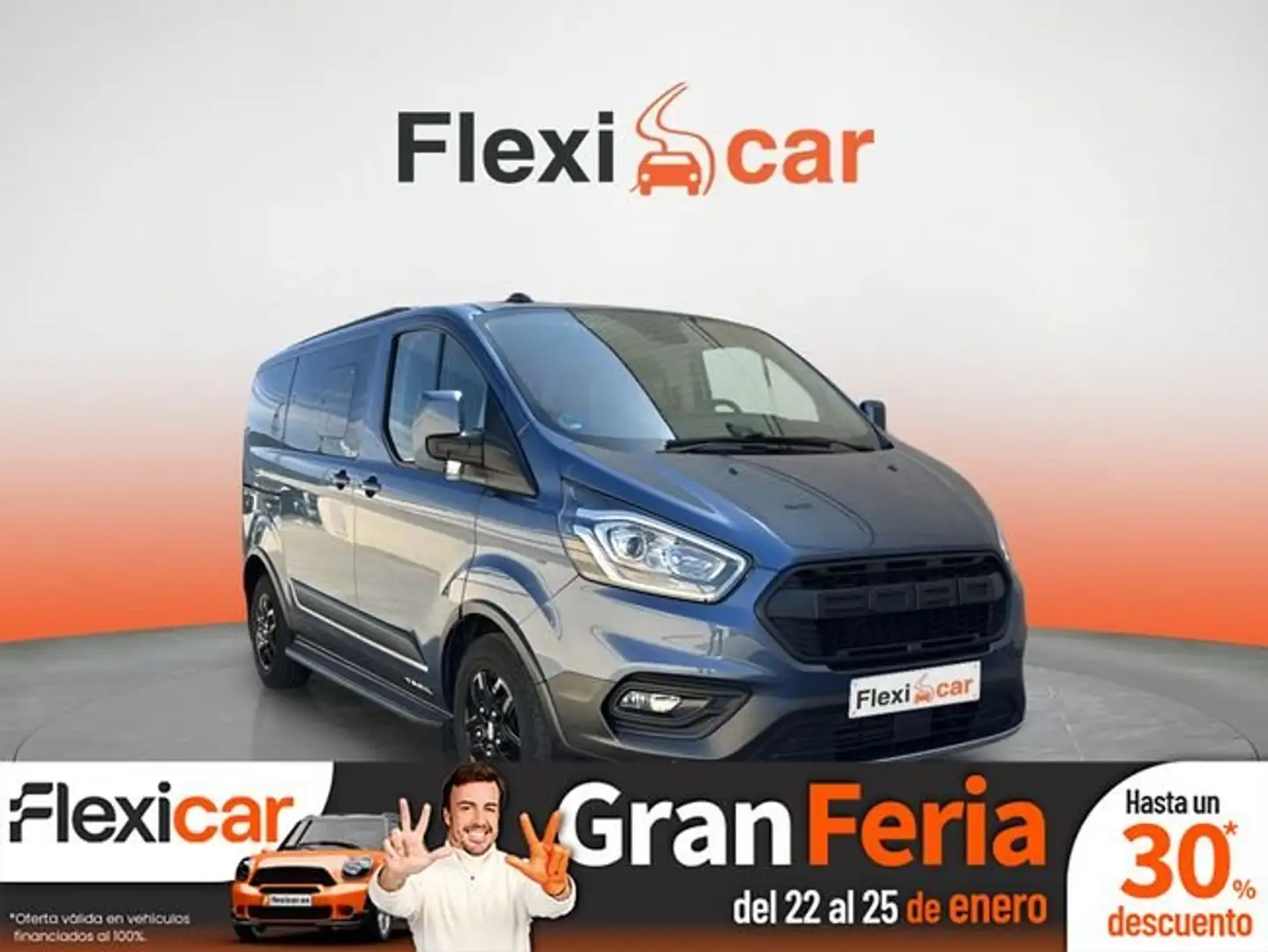 Ford Tourneo Custom 2.0 Ecoblue 136kW Hybrid L2 Titanium X Gris - 1