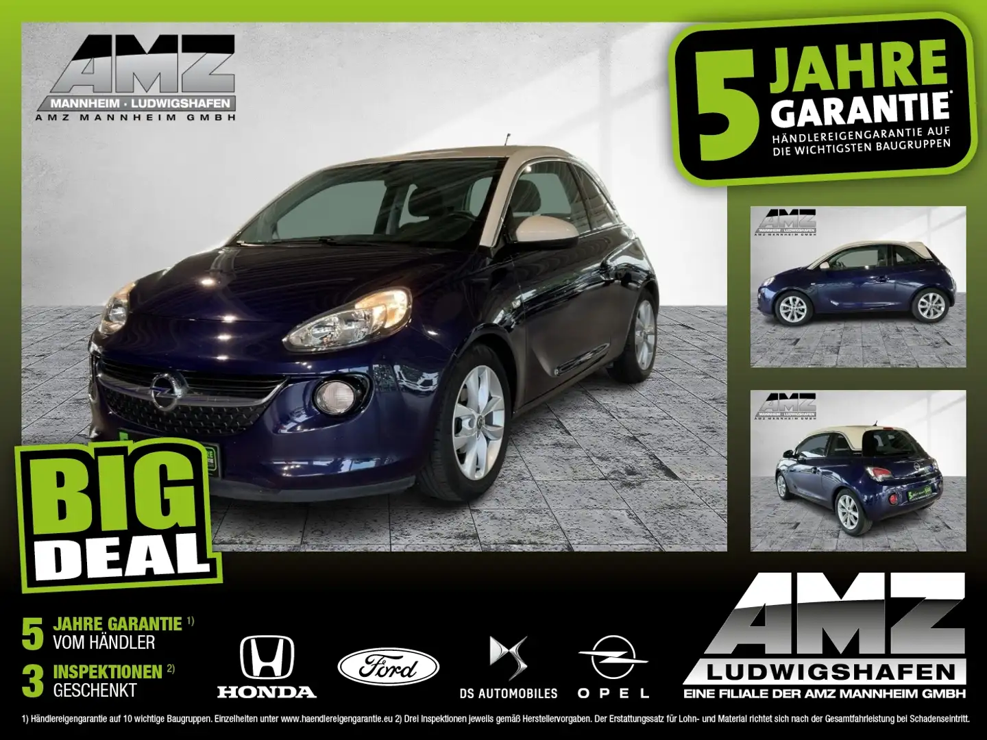 Opel Adam 1.4 Jam +LM KlimaA W-Paket Teilled. Azul - 1