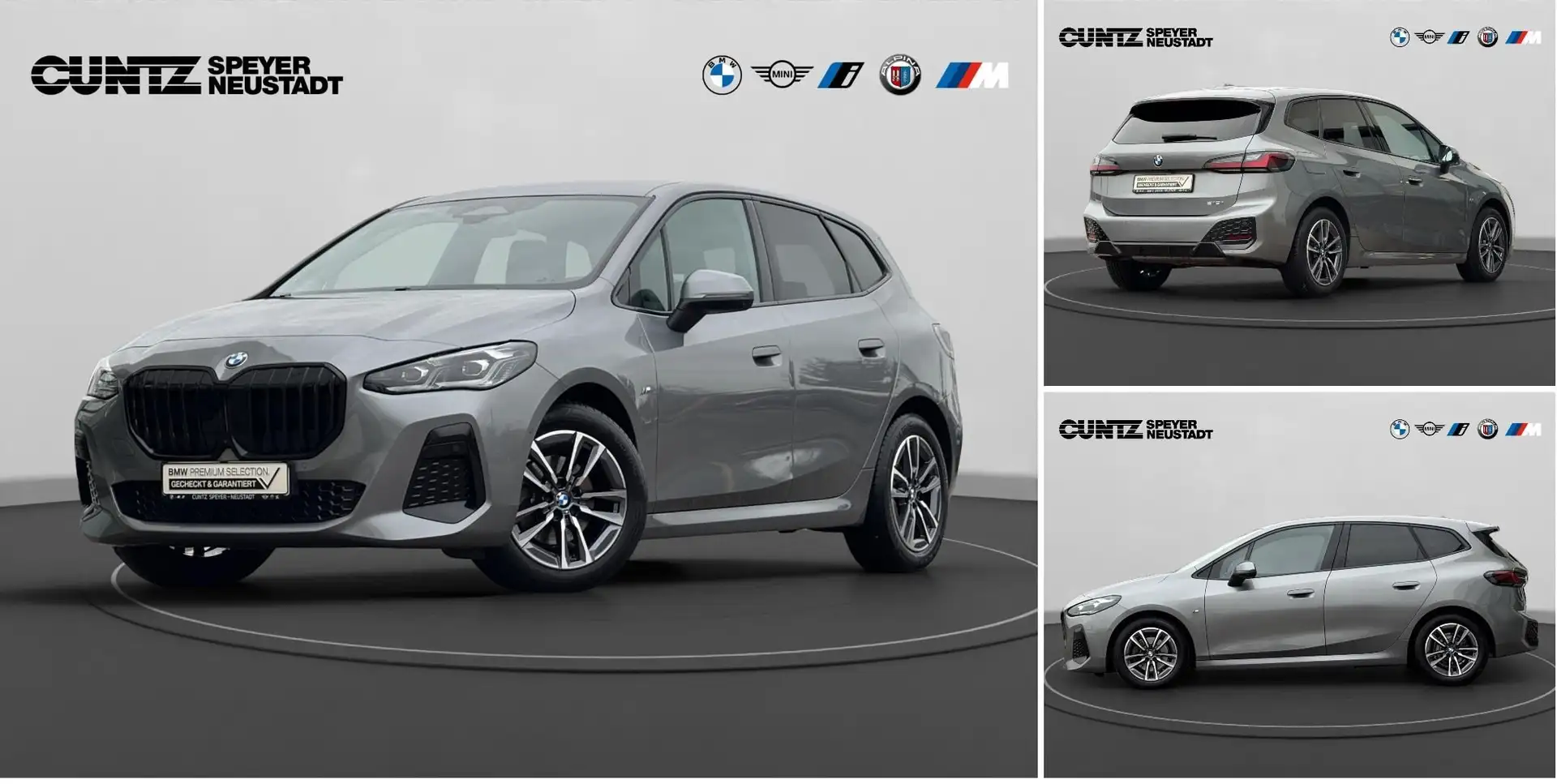 BMW 218 i Active Tourer M-Paket Parkassist 360°Kam. Adapti Grau - 1