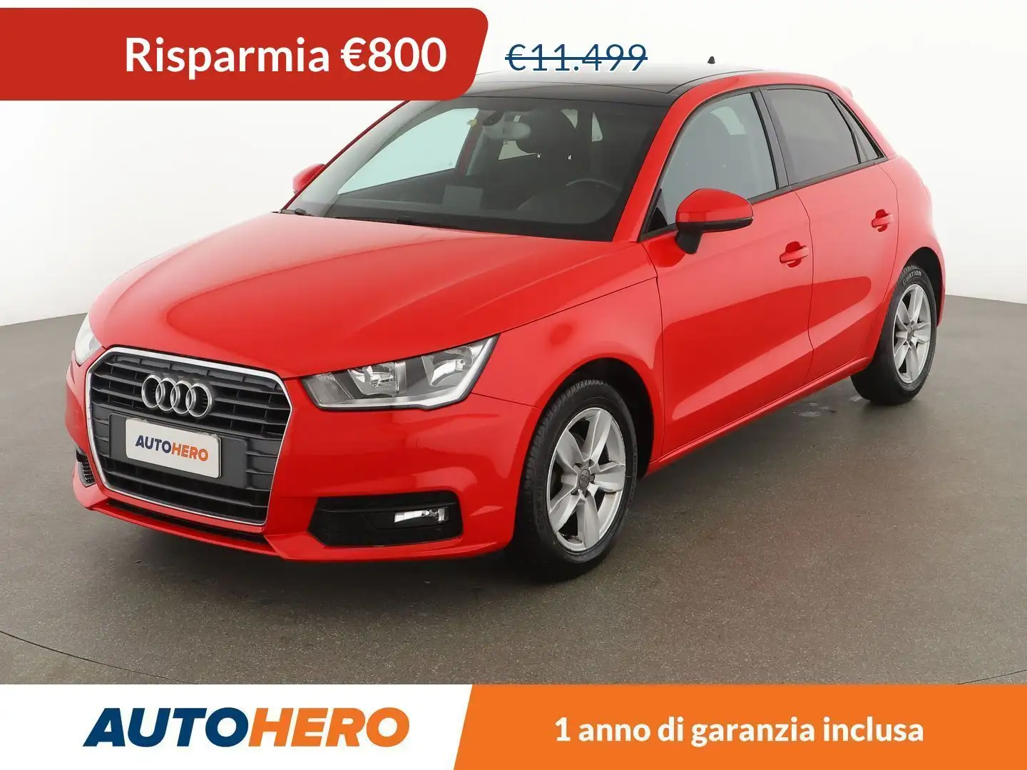 Audi A1 1.0 TFSI Rosso - 1