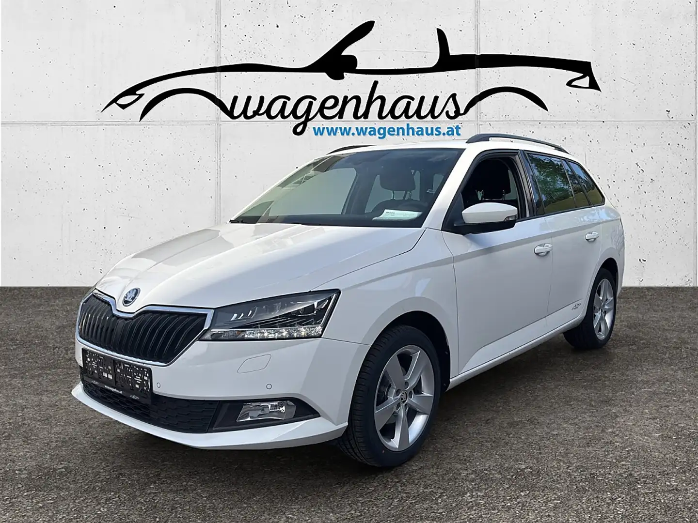 Skoda Fabia Combi Amb. Clever 1,0 TSI, LED, Kamera, Blindspot Weiß - 1