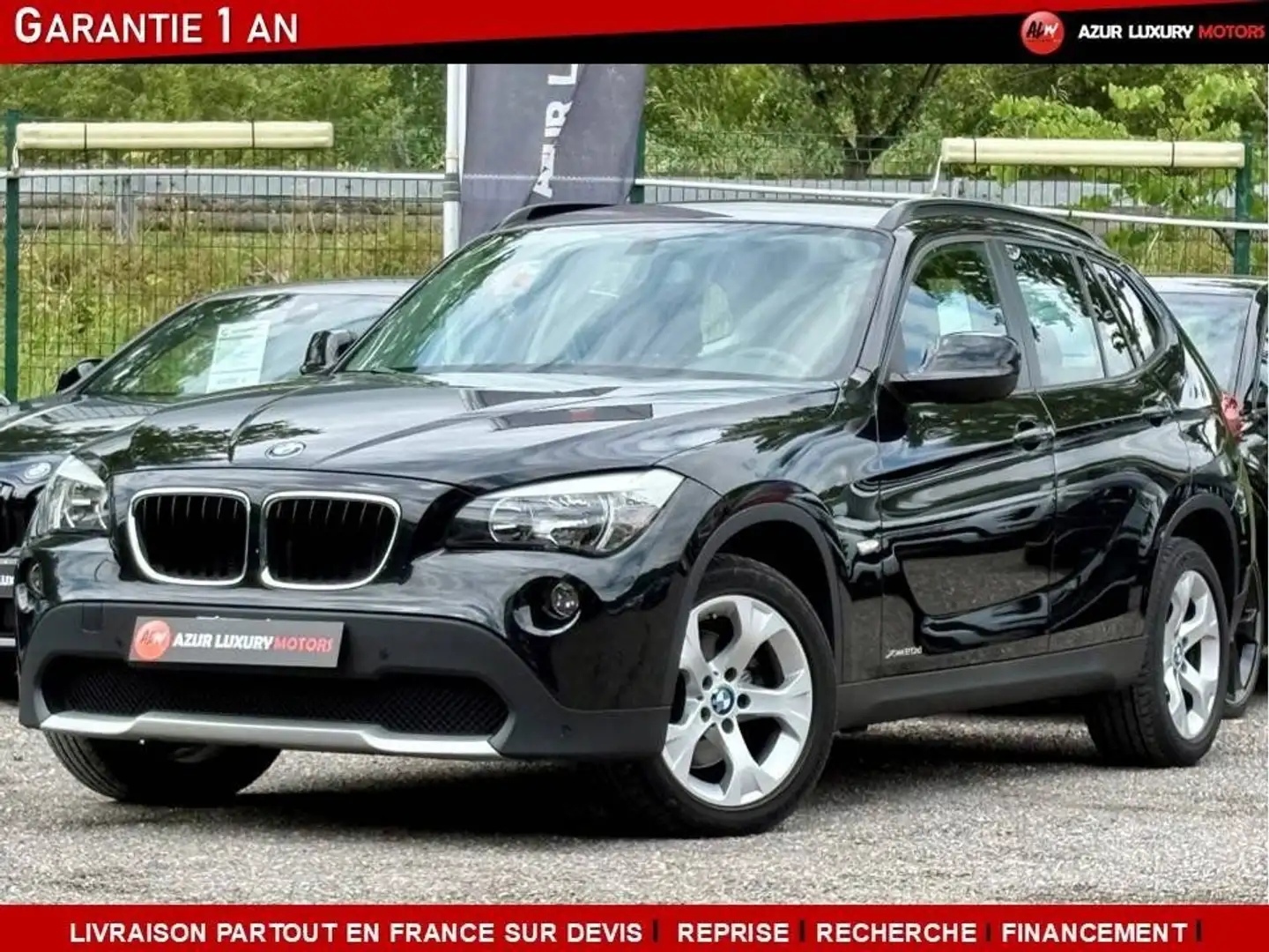 BMW X1 (E84) XDRIVE20D 177 LUXE BVA STEPTRONIC Zwart - 1