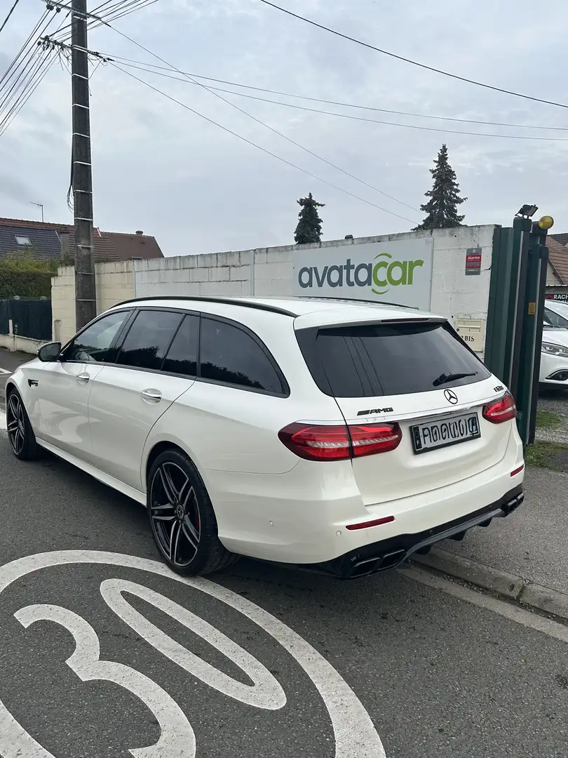 Mercedes-Benz E 63 AMG Classe E Break 63 AMG SPEEDSHIFT MCT 4-Matic+ Blanc - 1