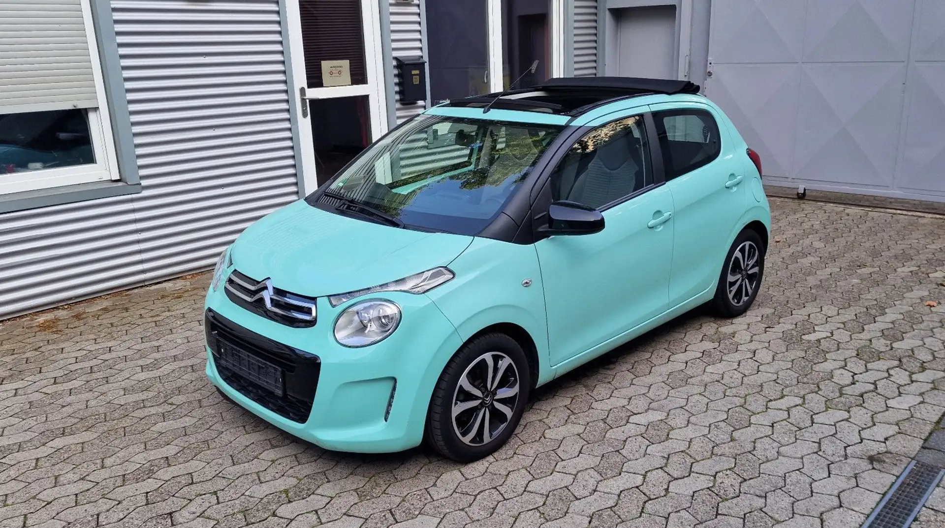 Citroen C1 Airscape Shine Faltdach, Carplay,Kamera,Alu Grün - 1