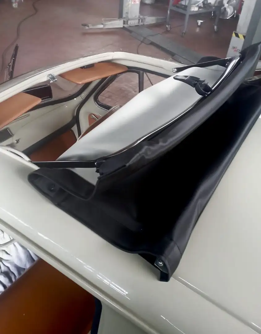 Fiat Cinquecento weiße und braune Innenausstattung Beige - 2