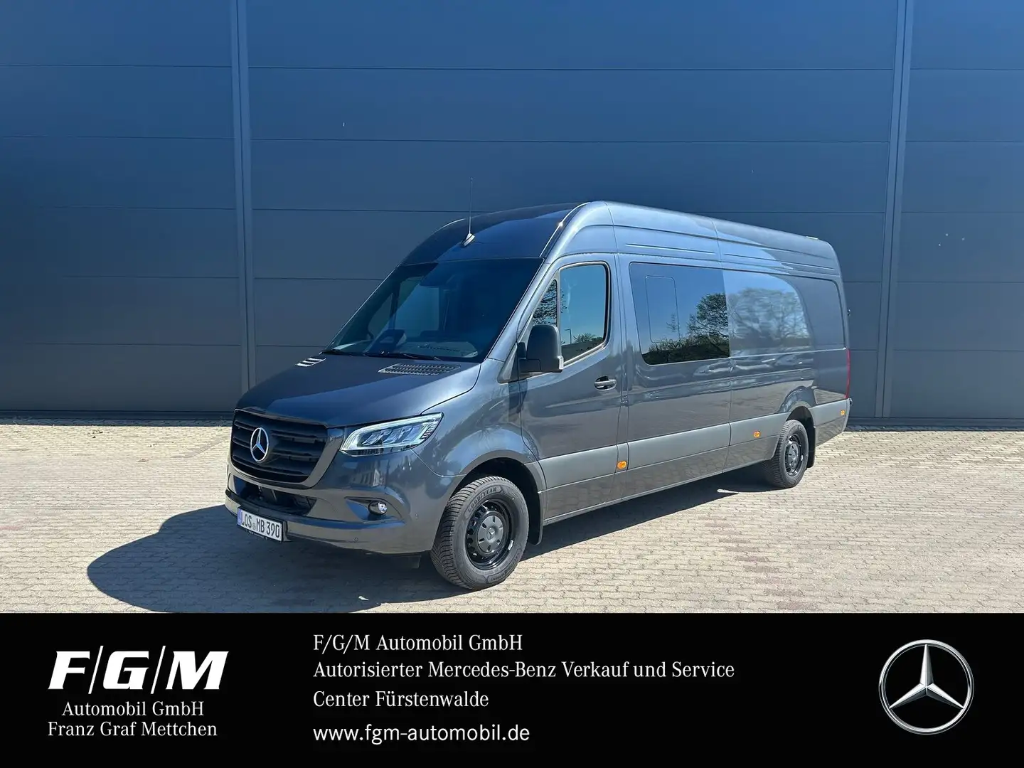 Mercedes-Benz Sprinter 319 CDI Maxi/Mixto/AHK/Distr/Standhzg Grau - 1