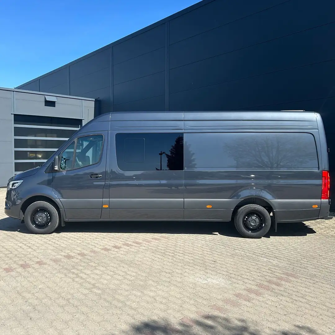 Mercedes-Benz Sprinter 319 CDI Maxi/Mixto/AHK/Distr/Standhzg Grau - 2