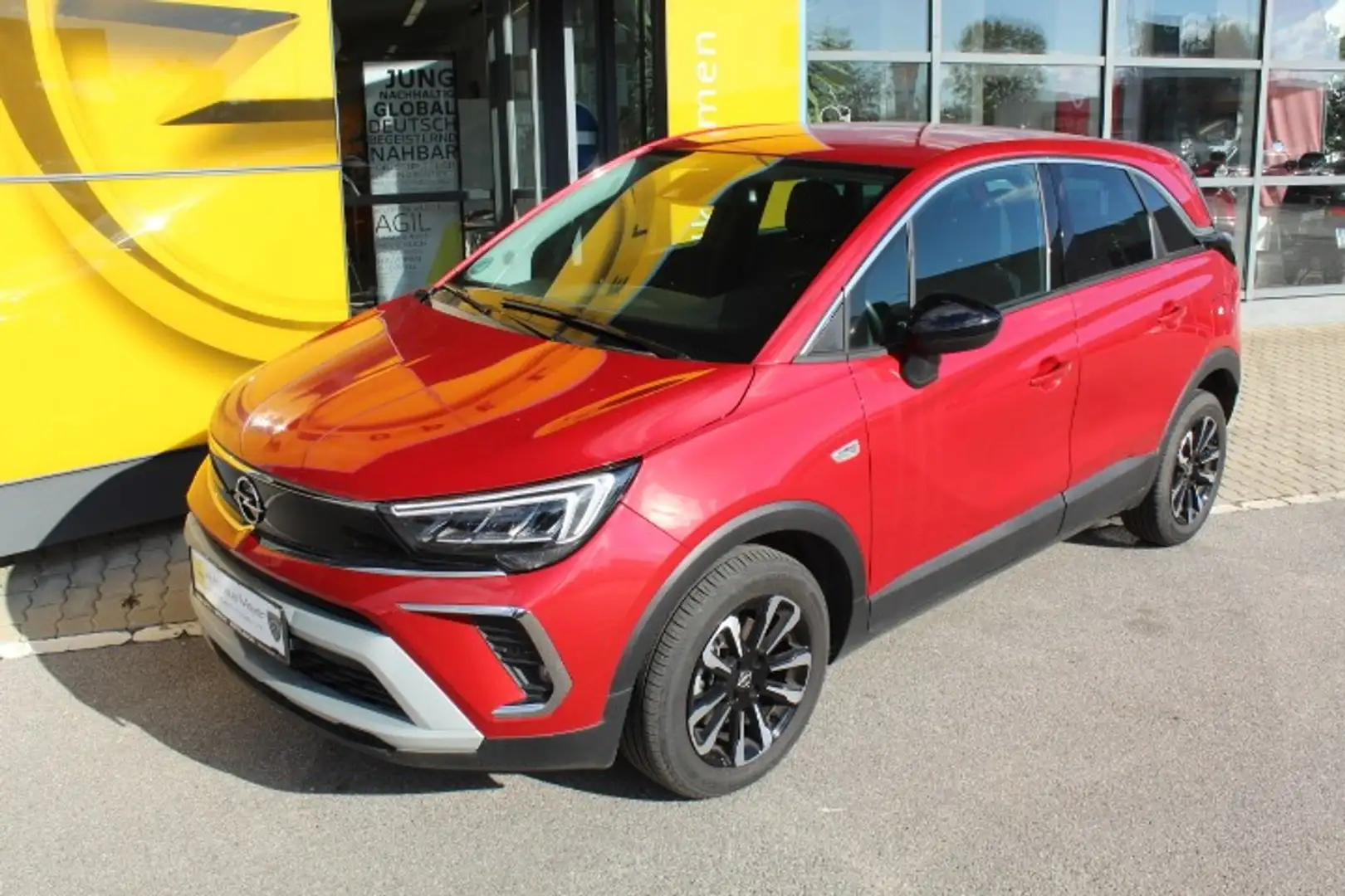 Opel Crossland 1,2 Turbo Elegance Rood - 1