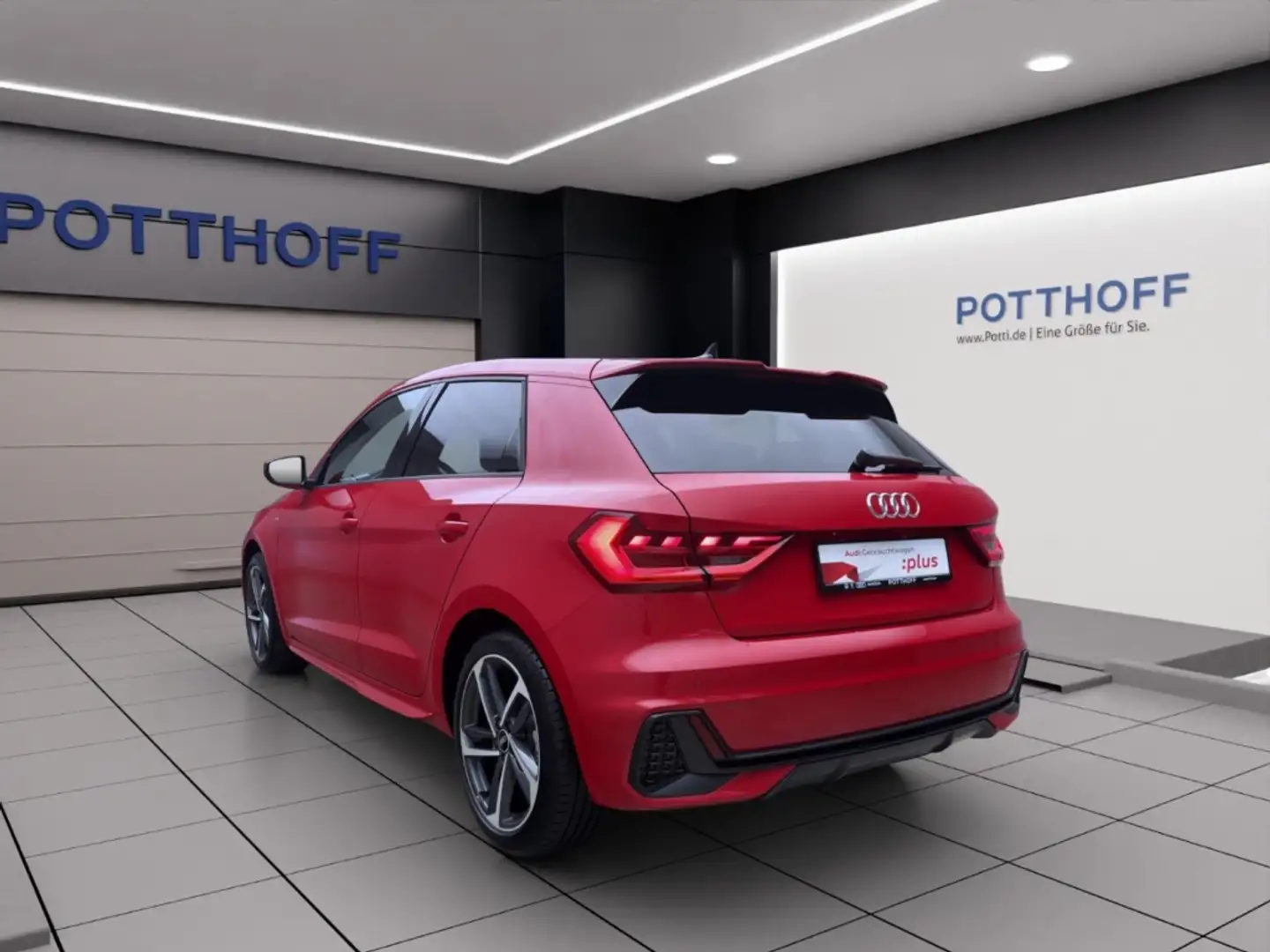 Audi A1 Sportback 30 TFSI S LINE NAVI KLIMA ACC LEDER Rot - 2
