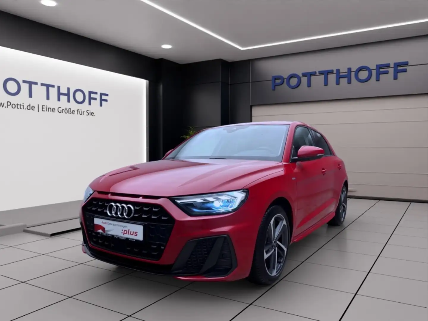 Audi A1 Sportback 30 TFSI S LINE NAVI KLIMA ACC LEDER Rot - 1