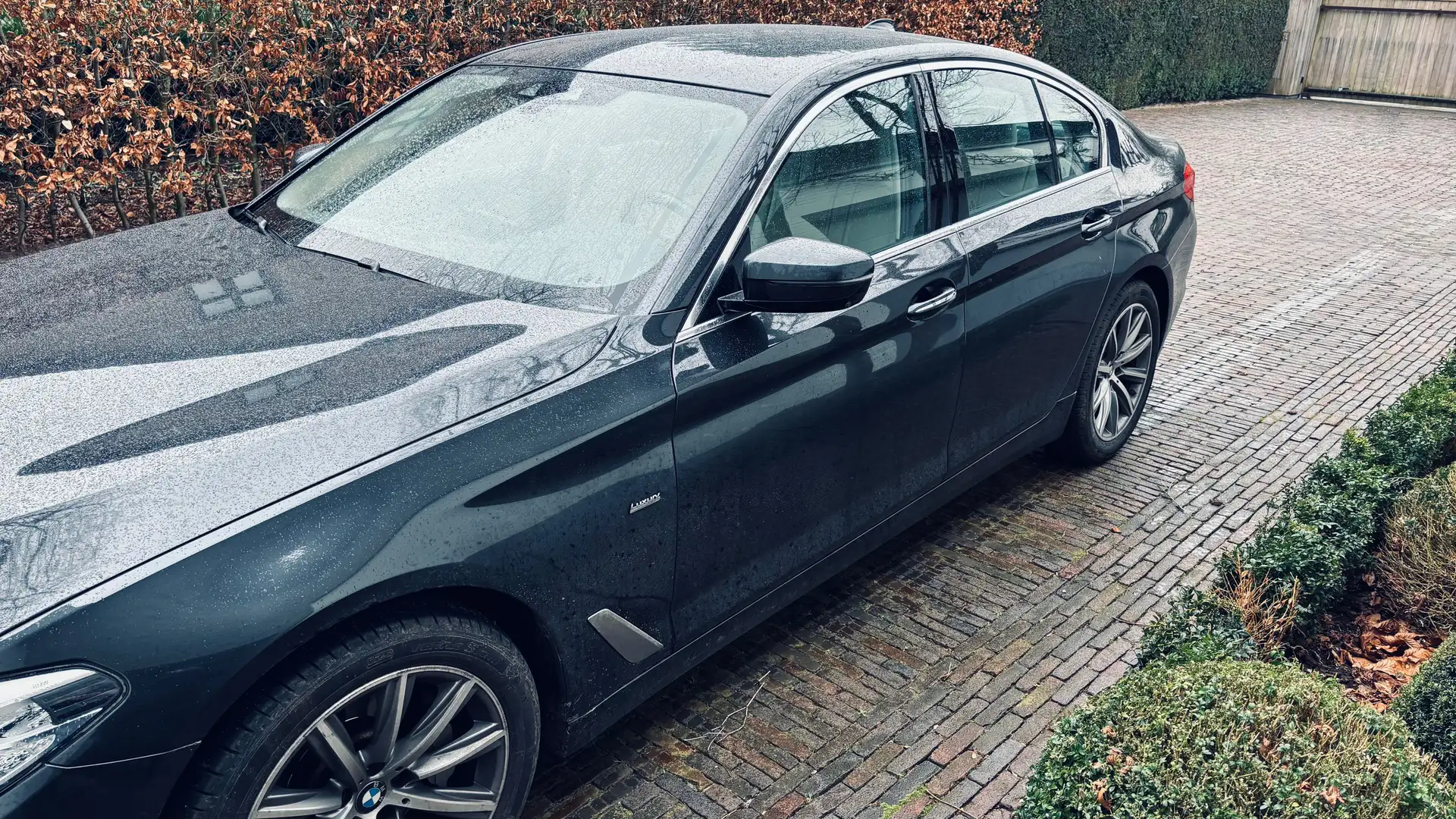 BMW 530 530i Aut. Luxury Line Gris - 2