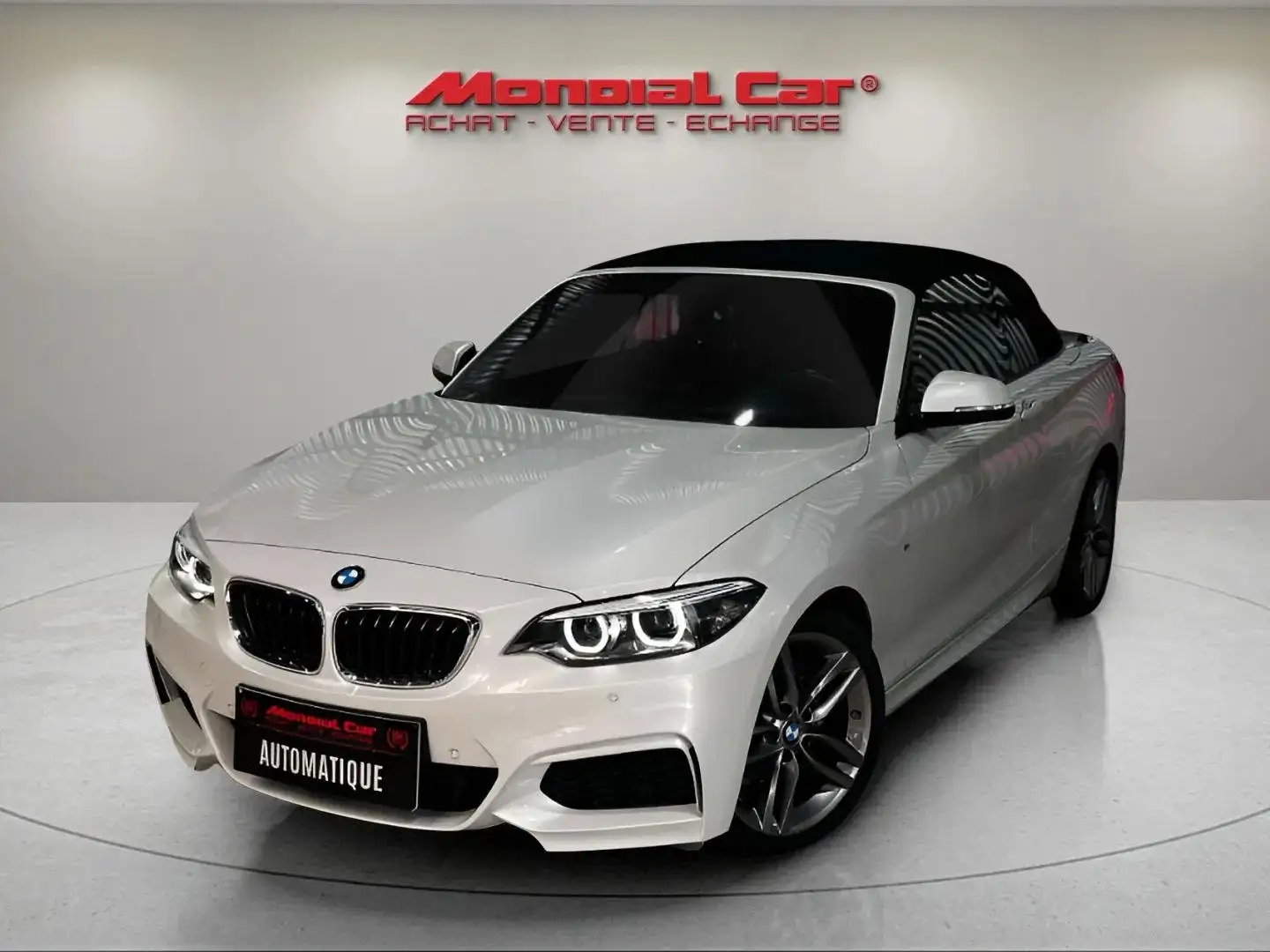 BMW 218 i Cabriolet Pack M Automatique- 14.758 Kms Wit - 1