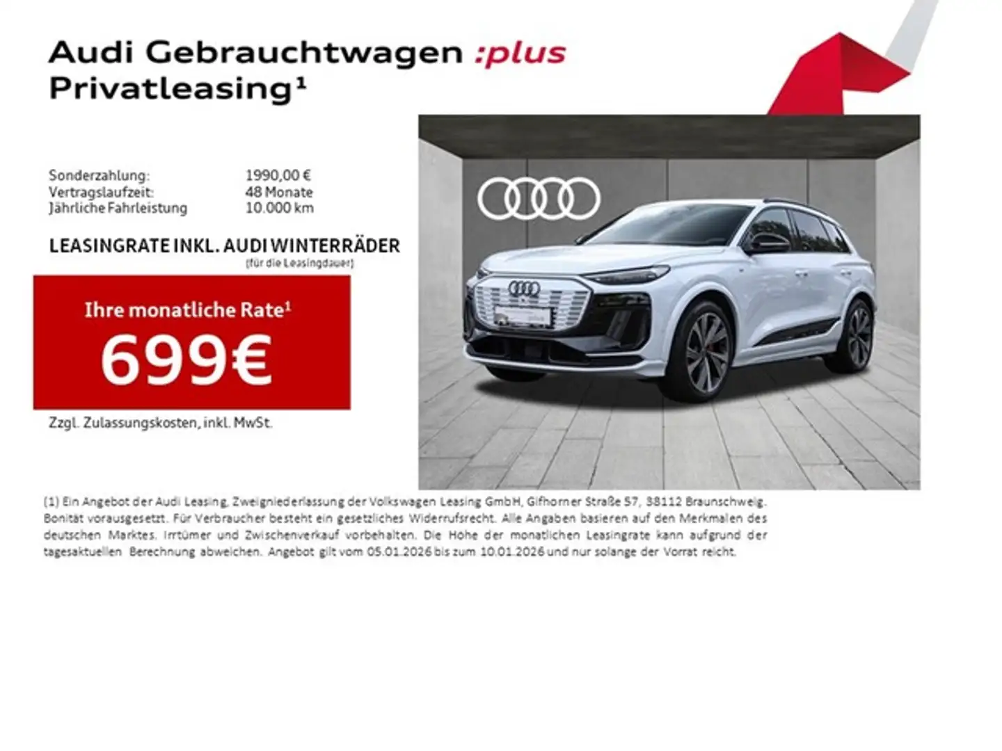 Audi Q6 e-tron quattro S line LM21 Pano AHK Tech+ B&O Matrix L... Blanc - 2