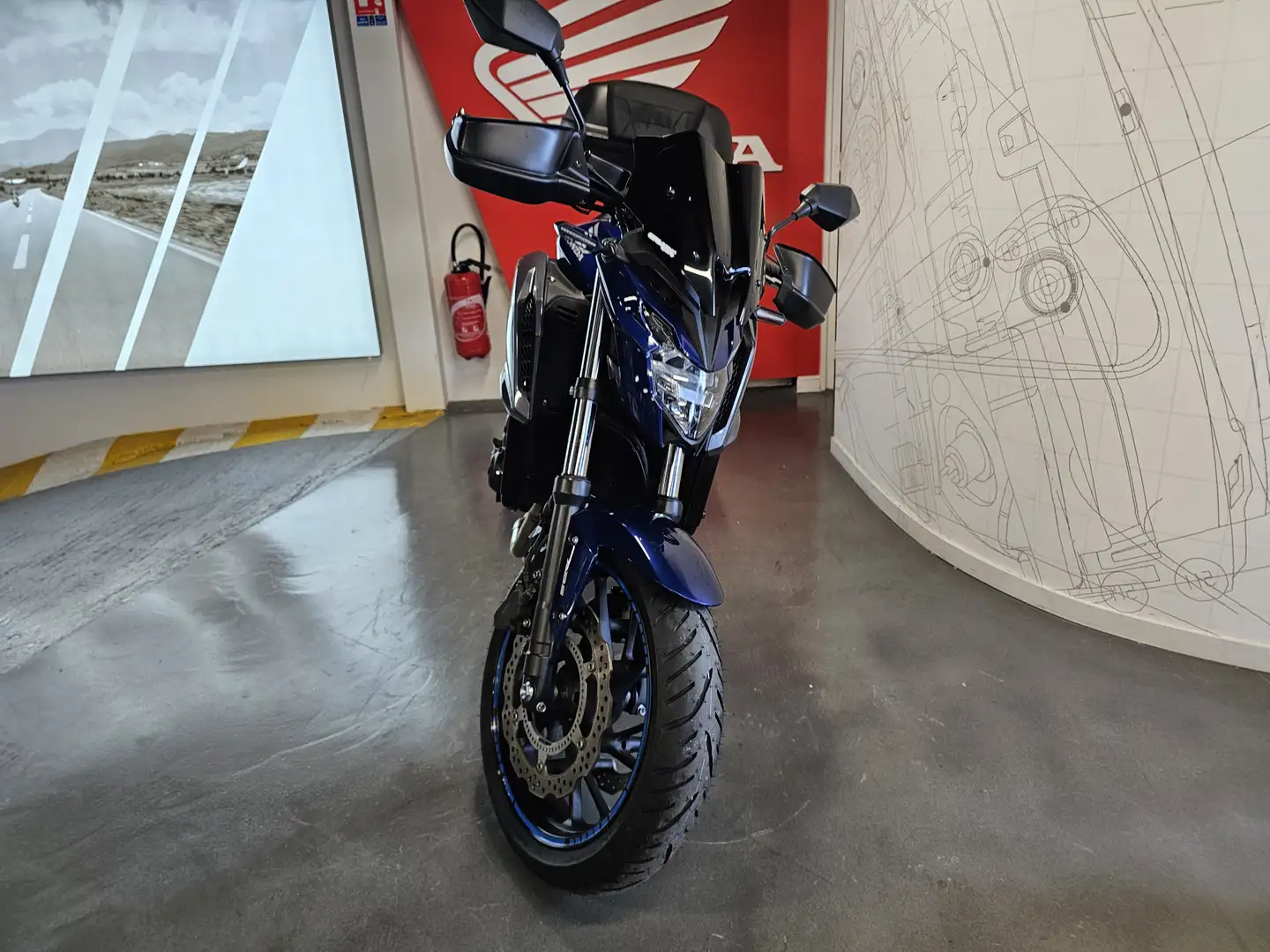 Honda CB 650 Bleu - 2