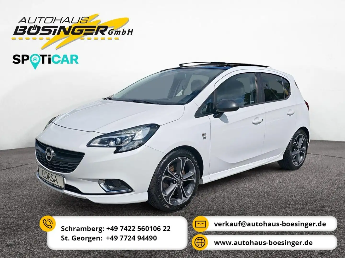 Opel Corsa Color Edition 1.4T 150PS OPC / Pano / PDC Blanc - 1