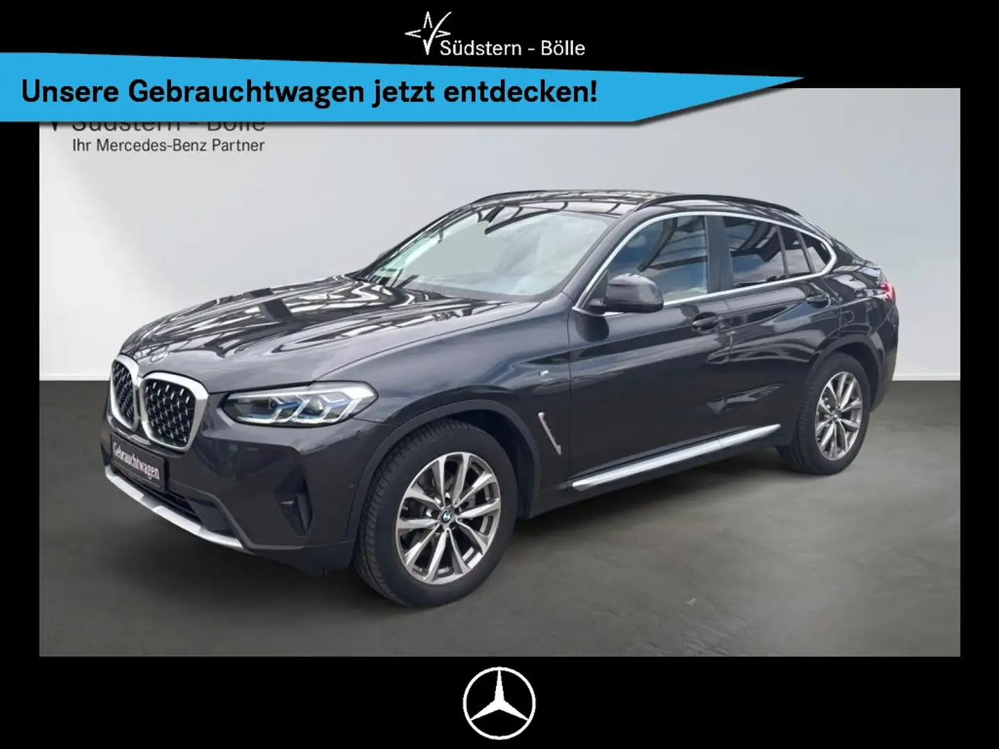BMW X4 xDrive 20d INNOV.-PAK.+LIVE-COCKP.PROF.+HIFI+ Gris - 1