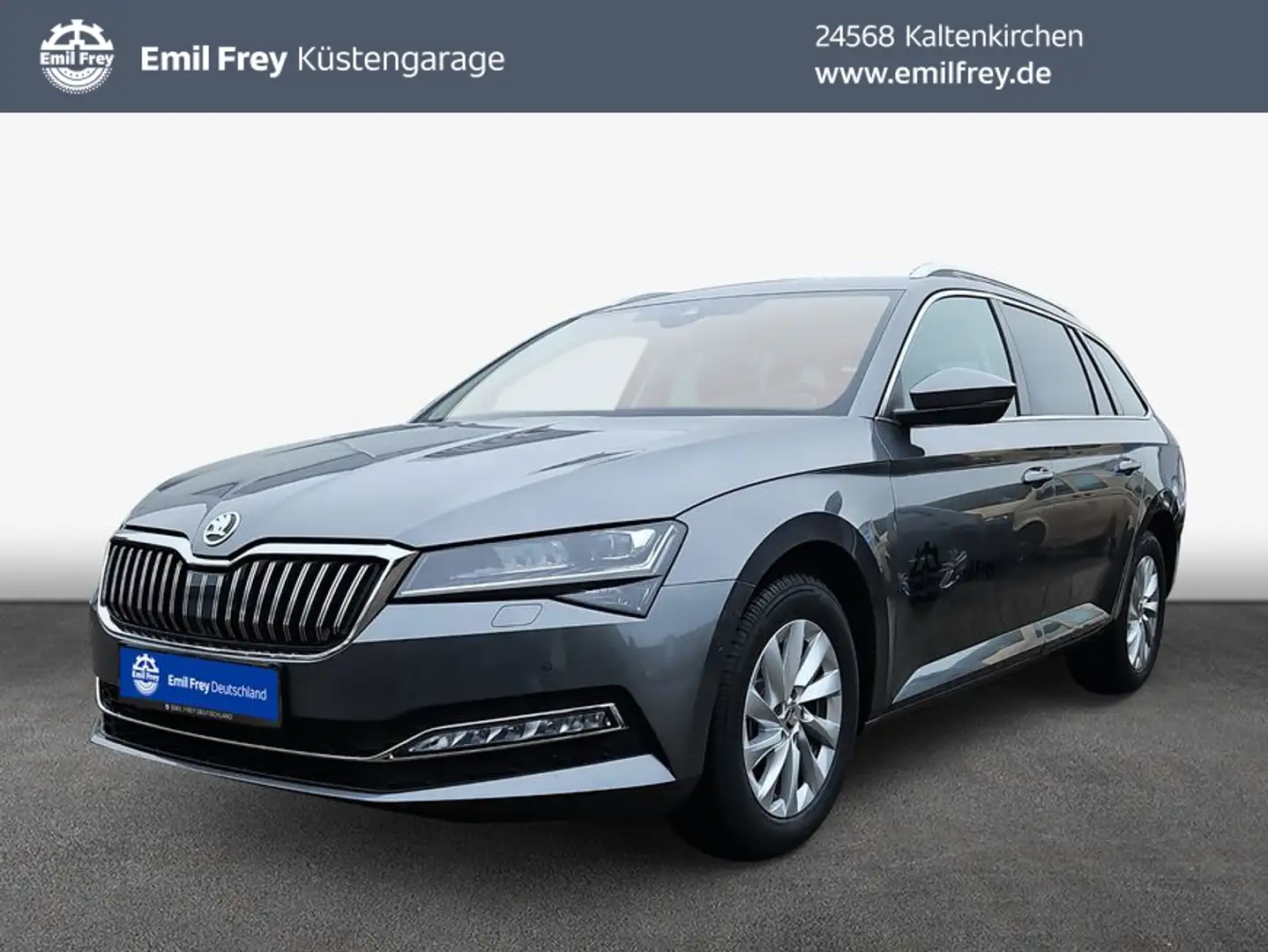 Skoda Superb Combi Style 2.0 TDI Gris - 1