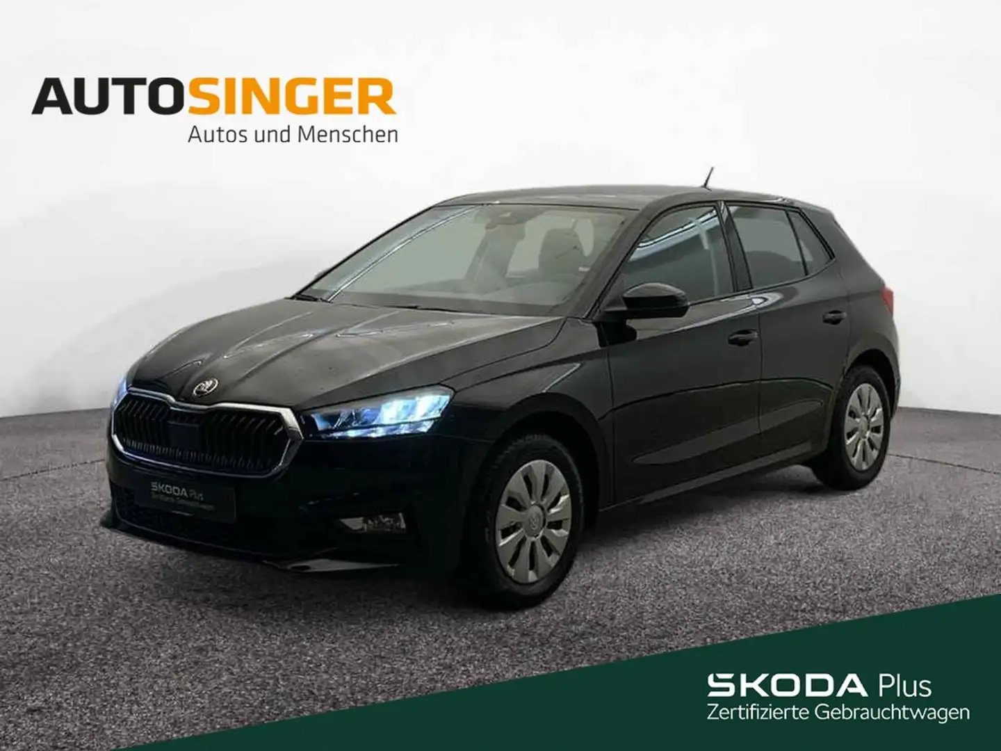 Skoda Fabia Essence 1,0 TSI *LED*DIGITAL*PDC*DAB* Zwart - 1