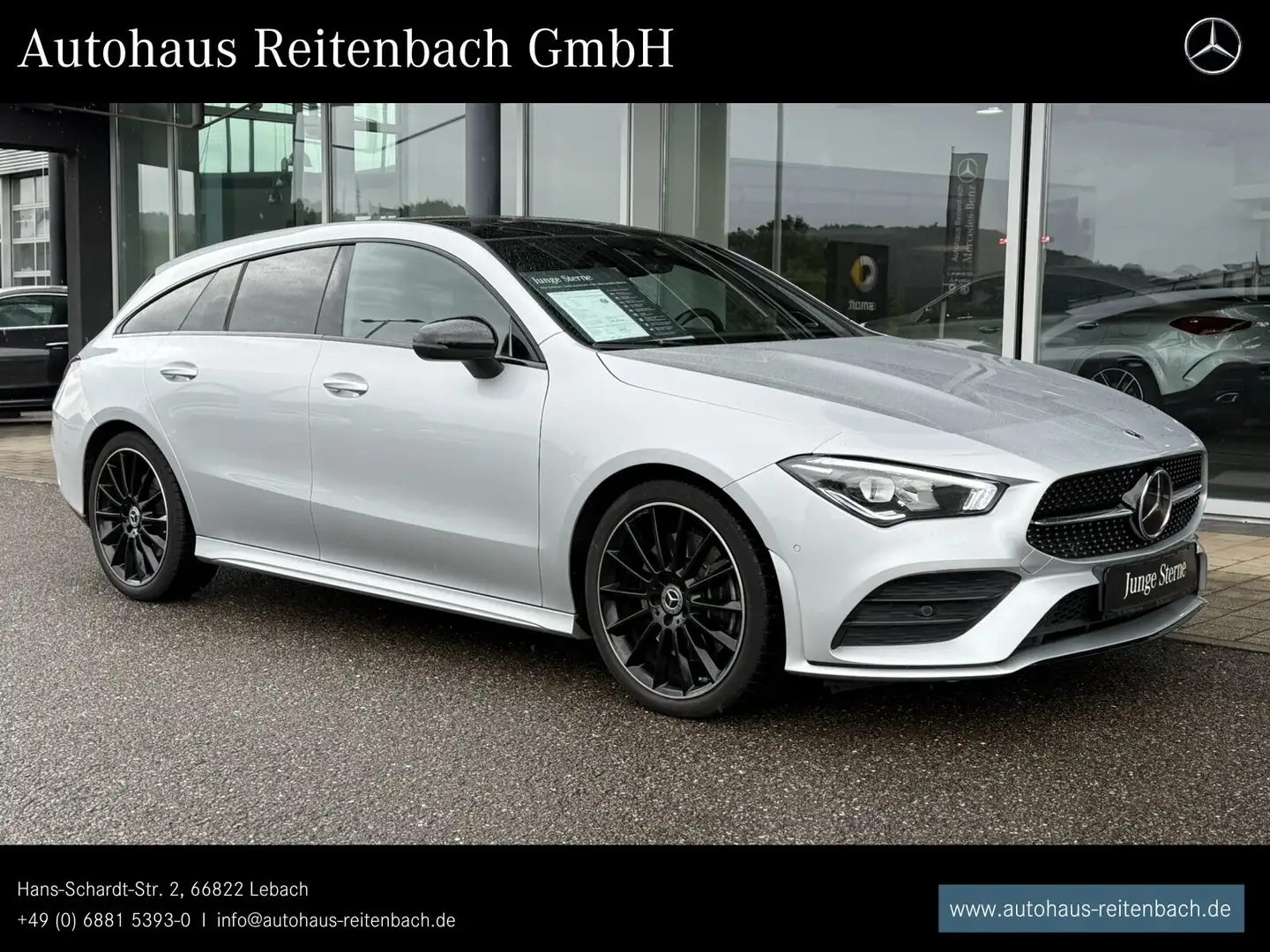 Mercedes-Benz CLA 250 CLA250 SB AMG+PANO+BURMEST MEMOR+HUD+DISTR+NIGHT Argent - 2