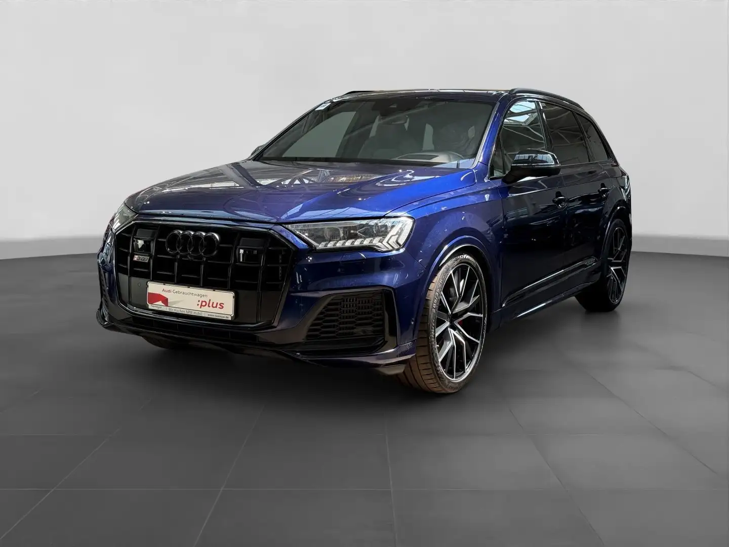 Audi SQ7 4.0 TFSI Q PANO LEDER LM22 OPS Bleu - 2