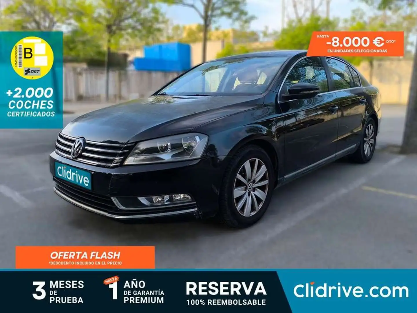 Volkswagen Passat 2.0 TDI 140 DSG Advance Bluemotion Tech Negro - 1