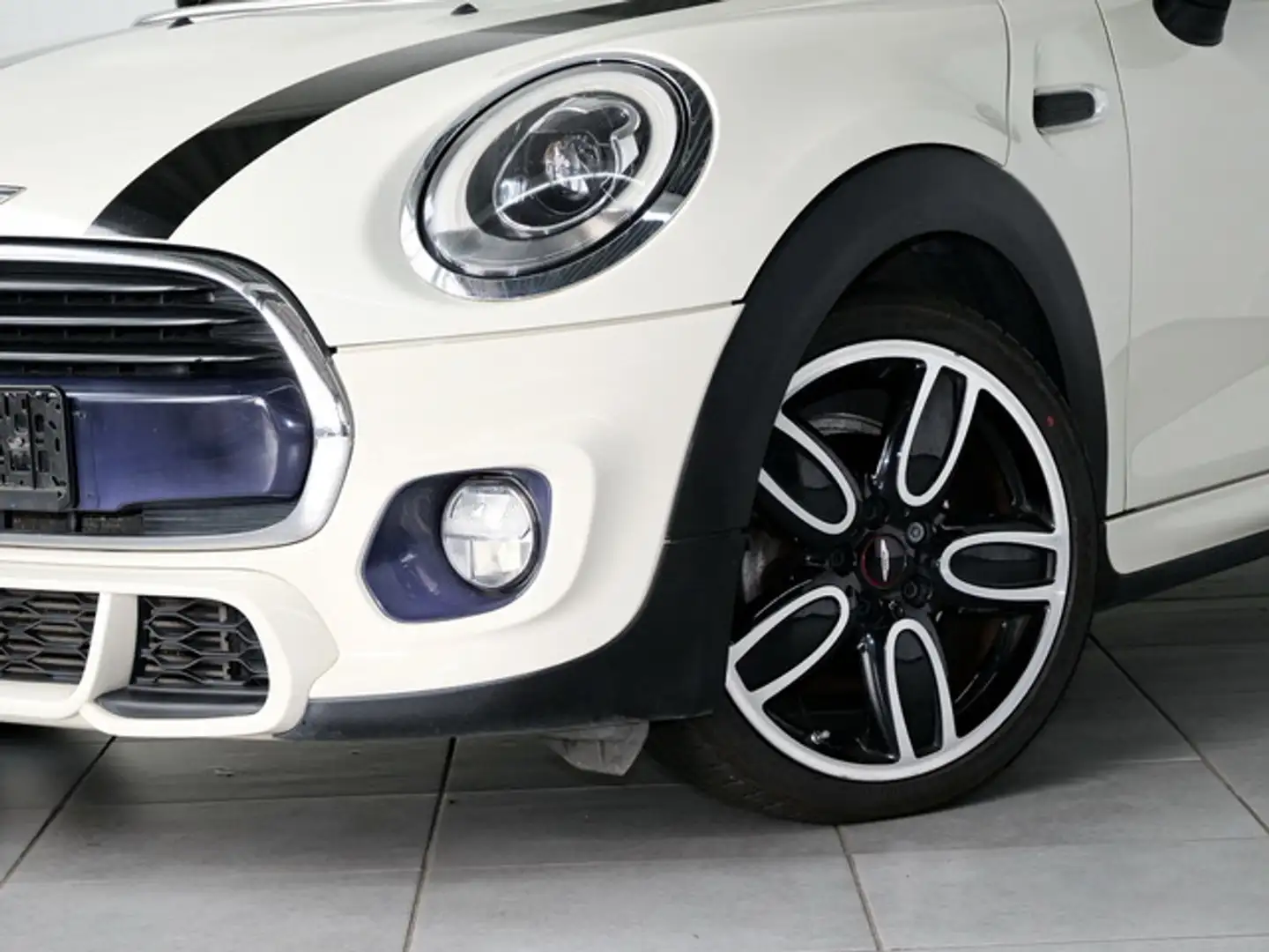 MINI Cooper Works Ext. Pepper LED Leder Chrom PDC Blanc - 2