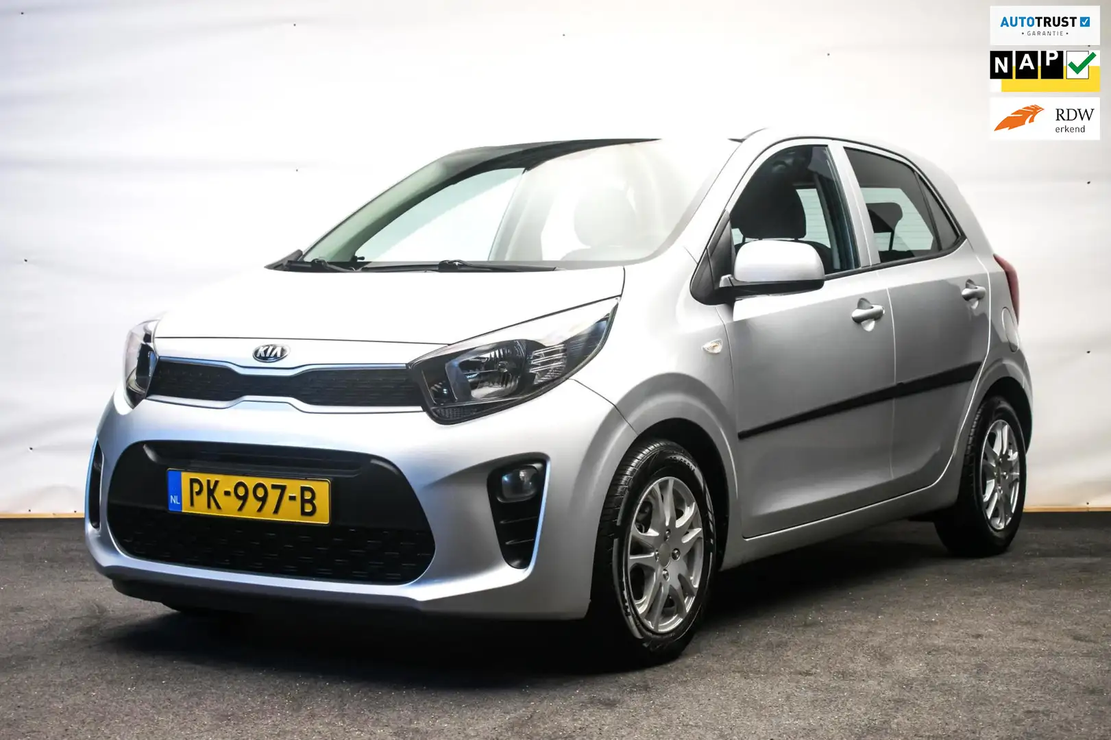 Kia Picanto 1.0 CVVT EconomyPlusLine NIEUW MODEL [ 1e eigenaar Grijs - 1