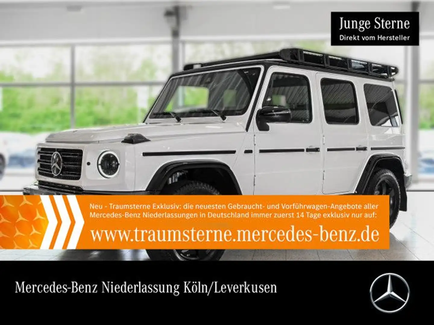 Mercedes-Benz G 400 d GSD+360+AHK+MULTIBEAM+FAHRASS+BURMESTER+TV White - 1