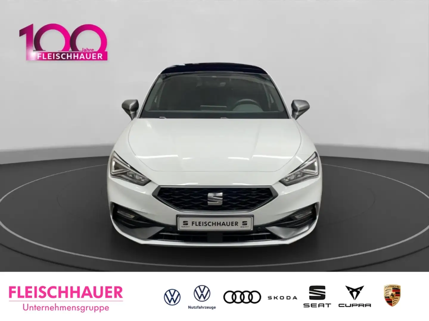 SEAT Leon FR 2.0 TDI DSG Pano Navi Kamera 18 Zoll LED Sitzhe Blanc - 2