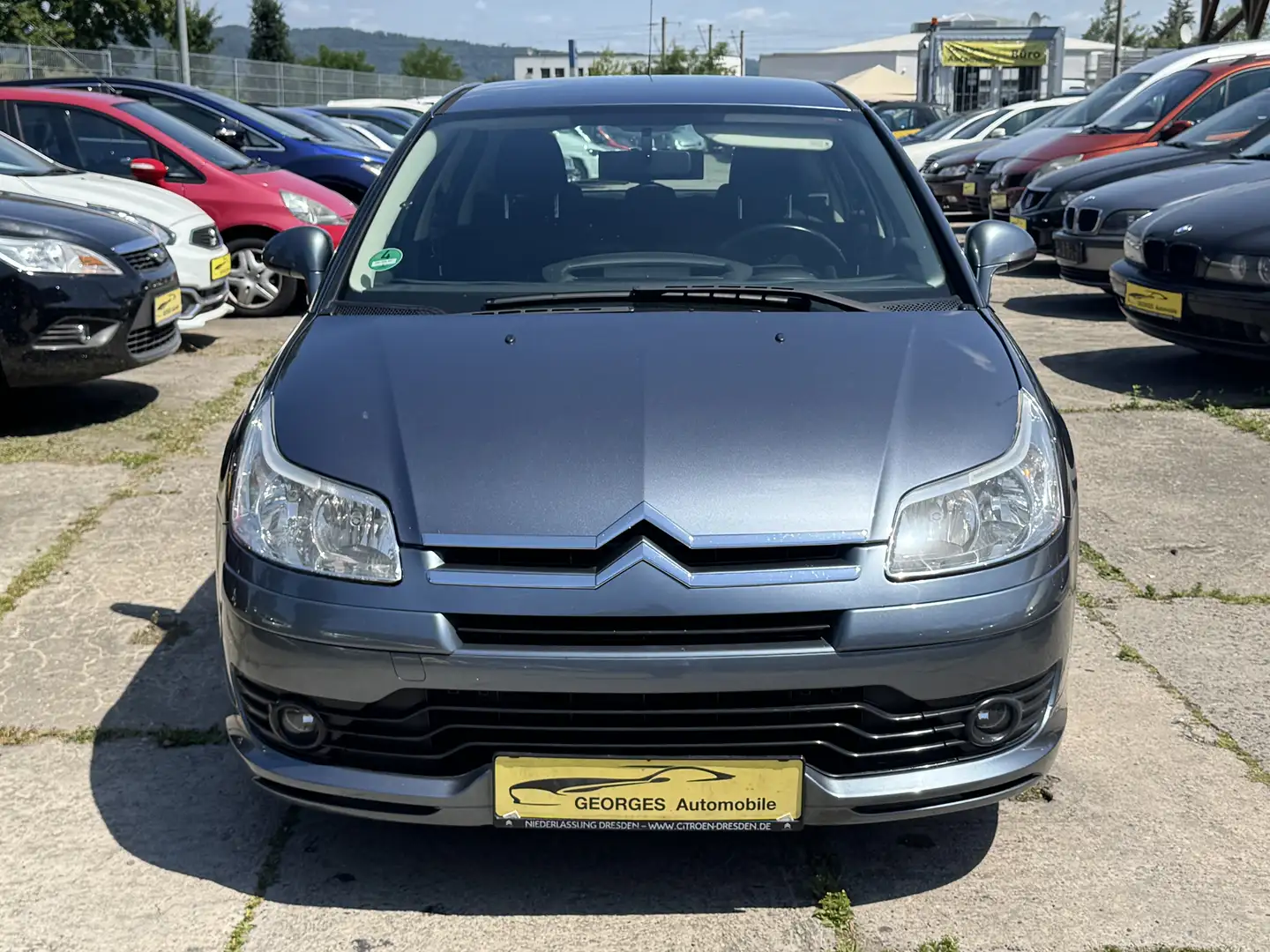 Citroen C4 1.6 16V VTR Plus 1.HAND S.heft Blau - 2