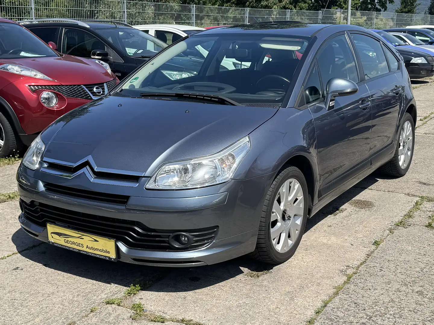 Citroen C4 1.6 16V VTR Plus 1.HAND S.heft Blau - 1